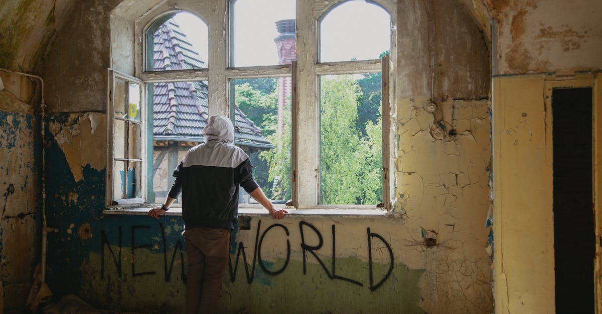 How much of our resources do we get back if we destroy a room? - Anonymous man standing near window in destroyed house How much of our resources do we get back if we destroy a room? - Anonymous man standing near window in destroyed house