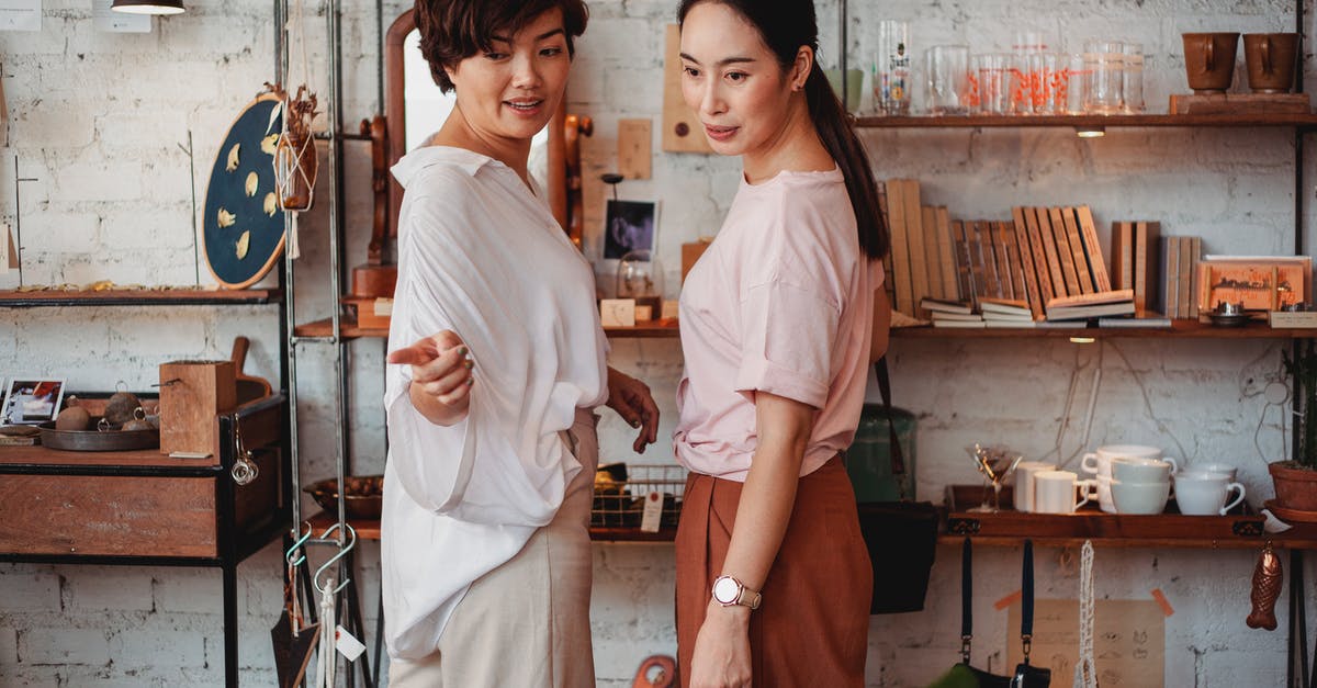 How often vibration is used to indicate item locations? - Best ethnic friends choosing kitchenware in shop How often vibration is used to indicate item locations? - Best ethnic friends choosing kitchenware in shop