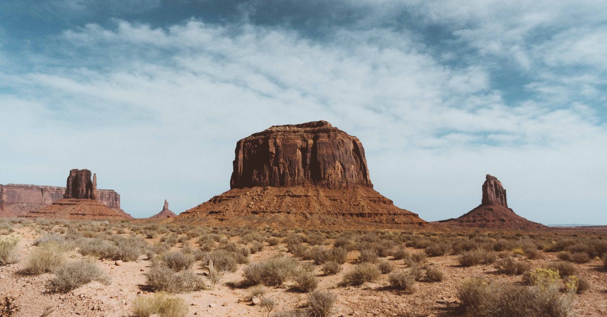 How rare are Foresaken Masters and where do they appear? - Rocky formations in desert with bushes