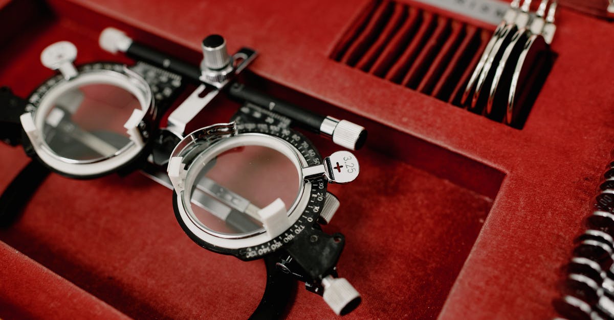 How to check how many milliseconds my server is behind? - Opened box with optical lenses and rim