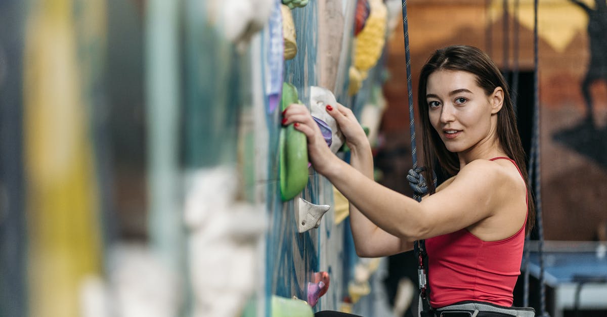 How to climb up when hanging in the Female Ward chapter? - Selective Focus Photo of a Climber in a Harness Looking at the Camera