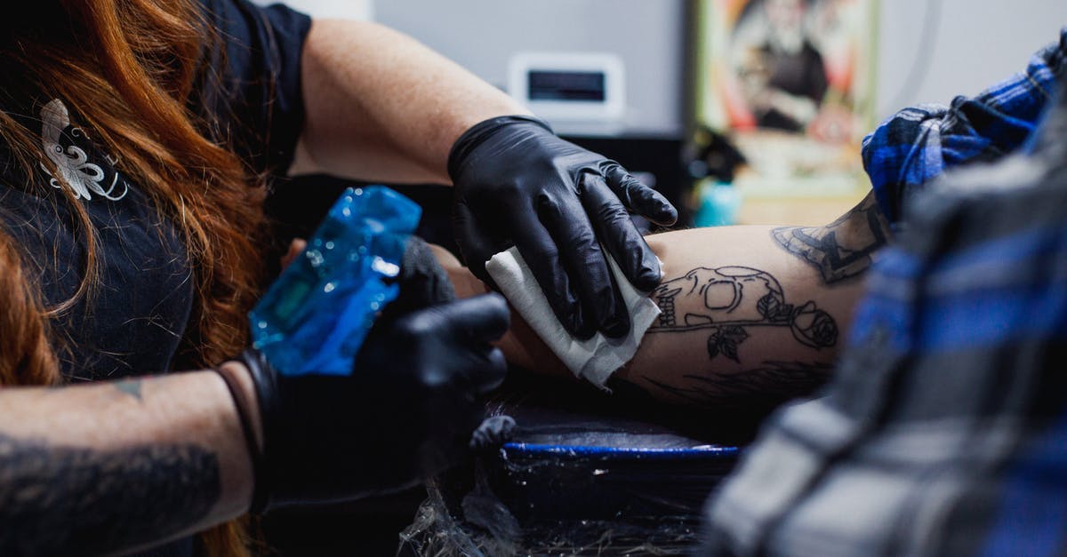 How to create a Custom GUI? - Faceless woman in black gloves doing tattoo with gun on arm of man in salon How to create a Custom GUI? - Faceless woman in black gloves doing tattoo with gun on arm of man in salon