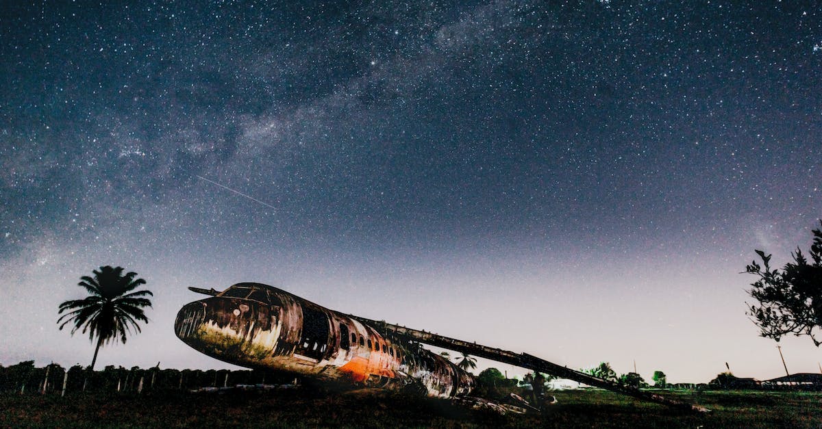 How to destroy an empty Quarry? - Crashed airplane on land under bright sky in evening How to destroy an empty Quarry? - Crashed airplane on land under bright sky in evening