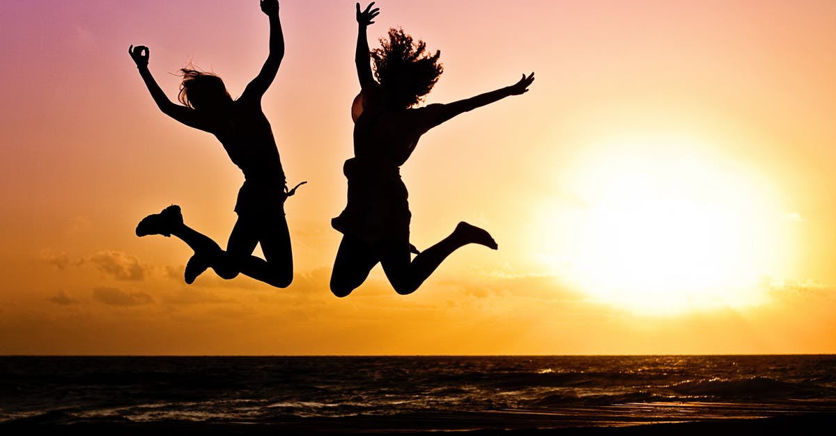 How to detect the winner -  Silhouette Photography Of Jump Shot Of Two Persons 