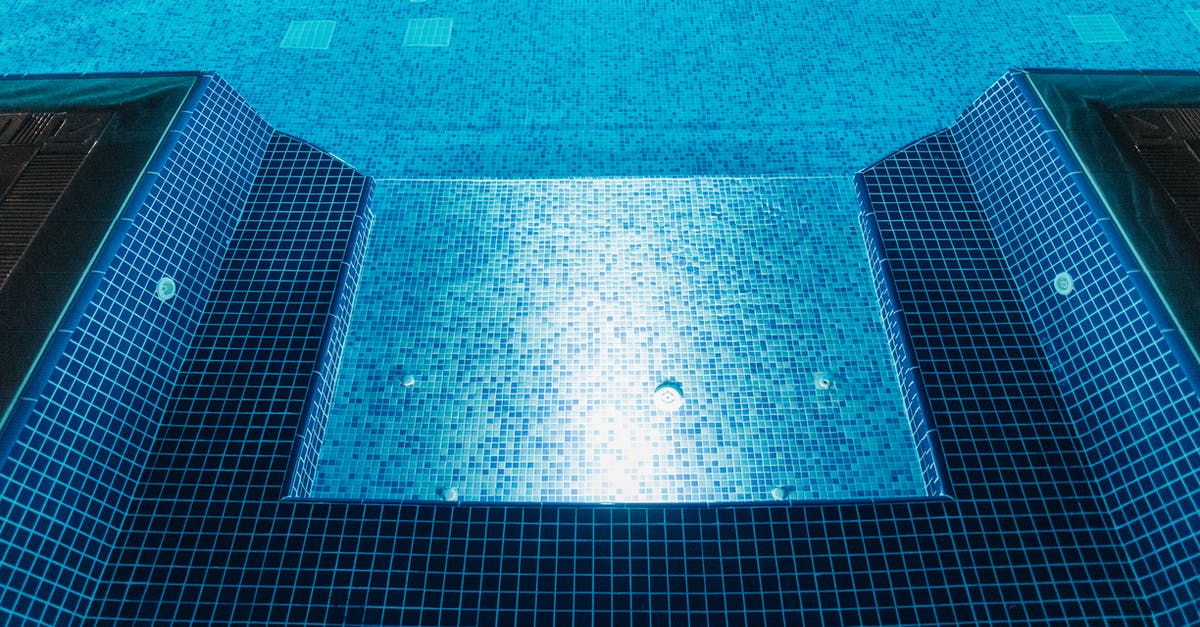 How to drain water from the caverns? - A Swimming Pool With Blue and White Tiles