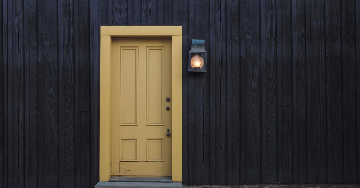 How to exit fullscreen? - Closed Door and Lighted Light Sconce How to exit fullscreen? - Closed Door and Lighted Light Sconce