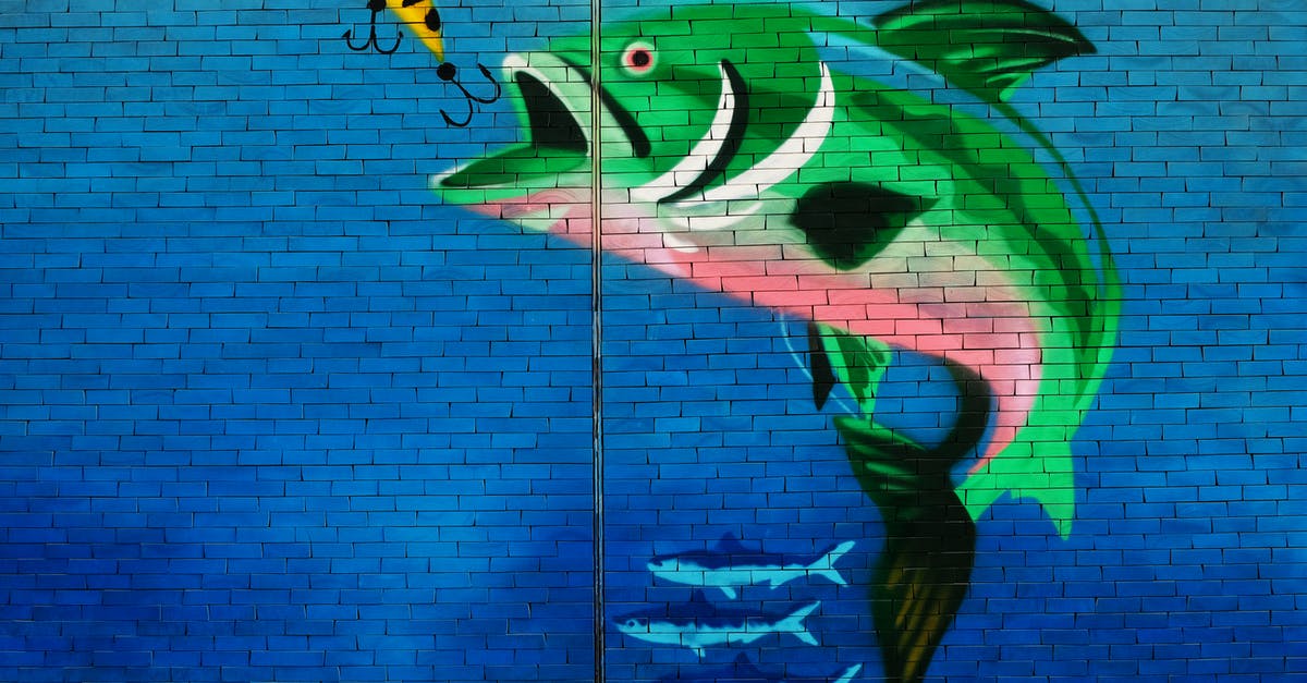 How to find fishing bait? - Green Fish About to Eat the Fish Hook Wall Art How to find fishing bait? - Green Fish About to Eat the Fish Hook Wall Art