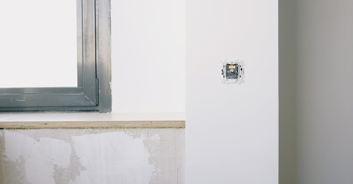 How to fix a Connection Error Status 0? - Repairs and installation of new electrical outlet on white wall near window in light apartment How to fix a Connection Error Status 0? - Repairs and installation of new electrical outlet on white wall near window in light apartment