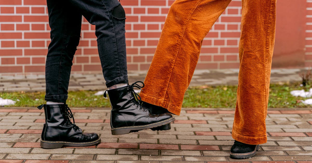 How to Get Jump Boost Boots In Minecraft - Person in Black Pants and Black Leather Shoes Standing on Brick Floor