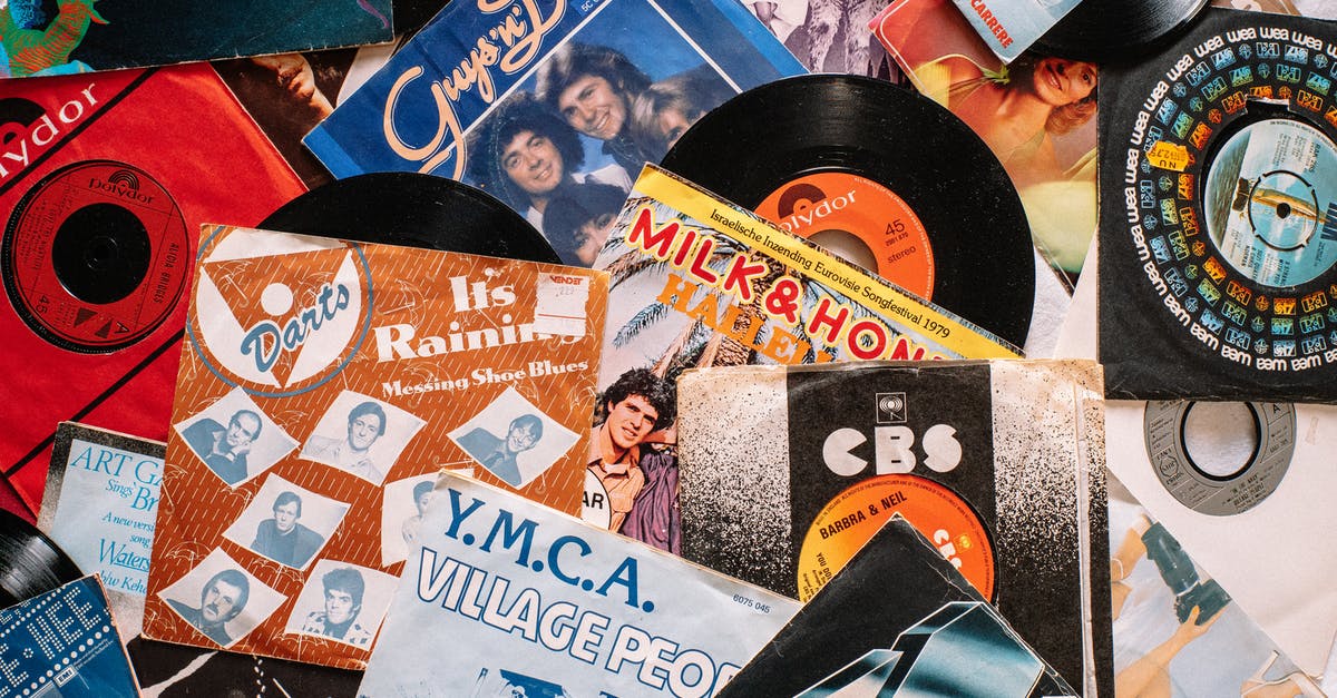 How to get music disc 11 - Set of retro vinyl records on table How to get music disc 11 - Set of retro vinyl records on table