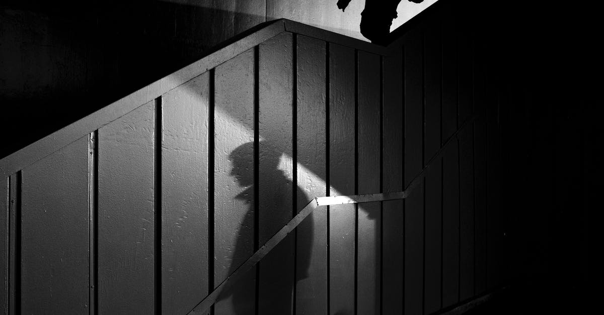 How to get the Shadow Case? - Shadow of a Man with another Running up Staircase How to get the Shadow Case? - Shadow of a Man with another Running up Staircase