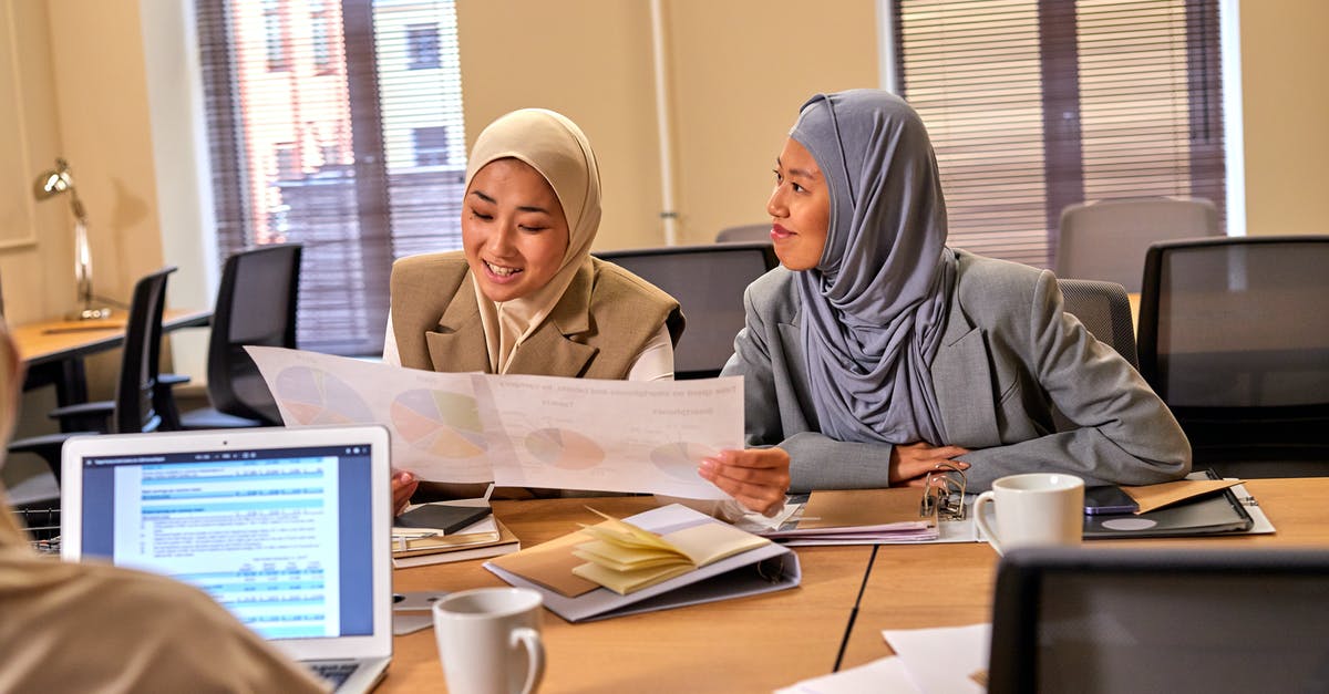 How to know about the Balloonist? - Muslim Female Colleagues Talking About Task in Office Room