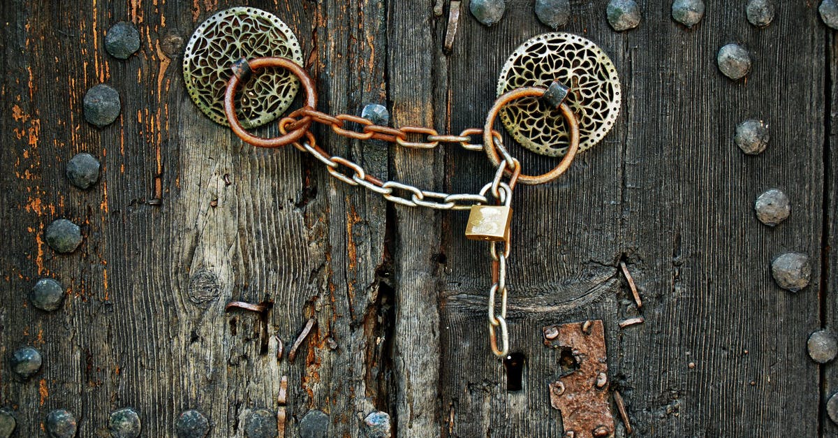 How to lock an overlay? - Free stock photo of design, dirty, door