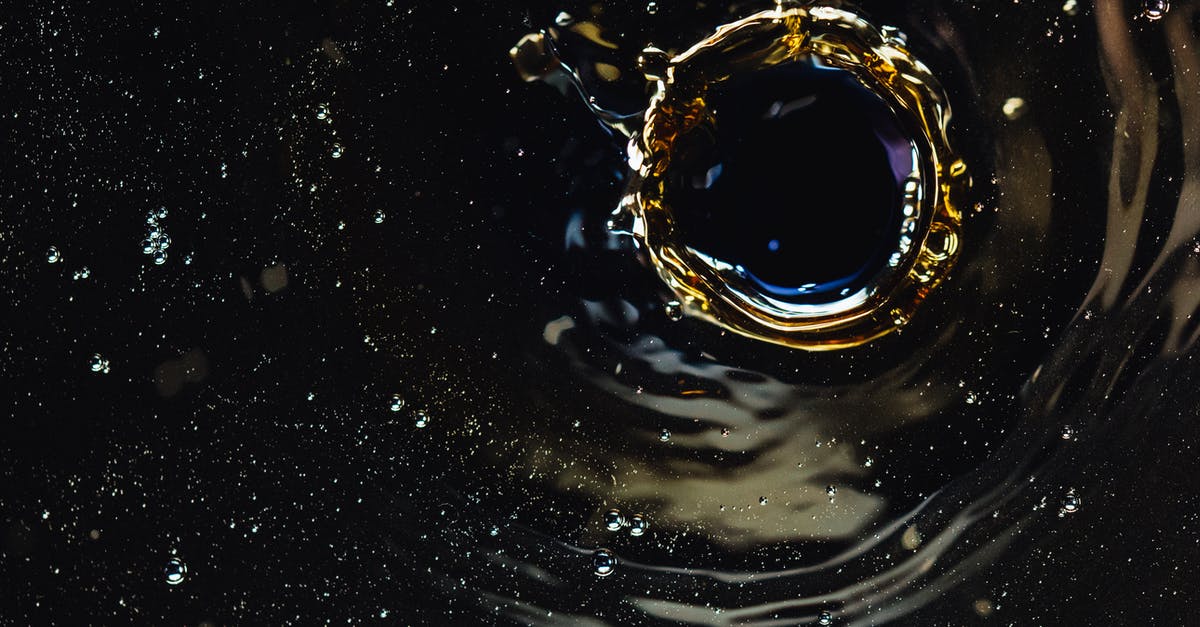 How to make a player drop an item when hit - Droplet creating splash in dark liquid How to make a player drop an item when hit - Droplet creating splash in dark liquid