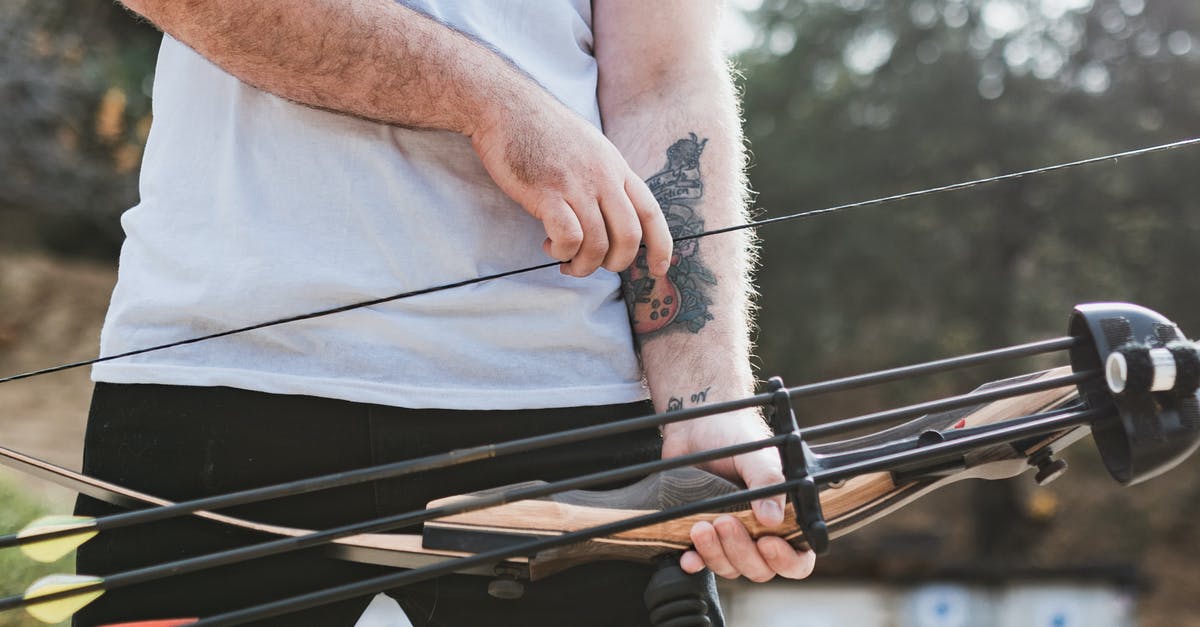 How To Make Bow / Snowball that shoots Custom Named Arrows / Snowballs - Man Holding a Recurve Bow