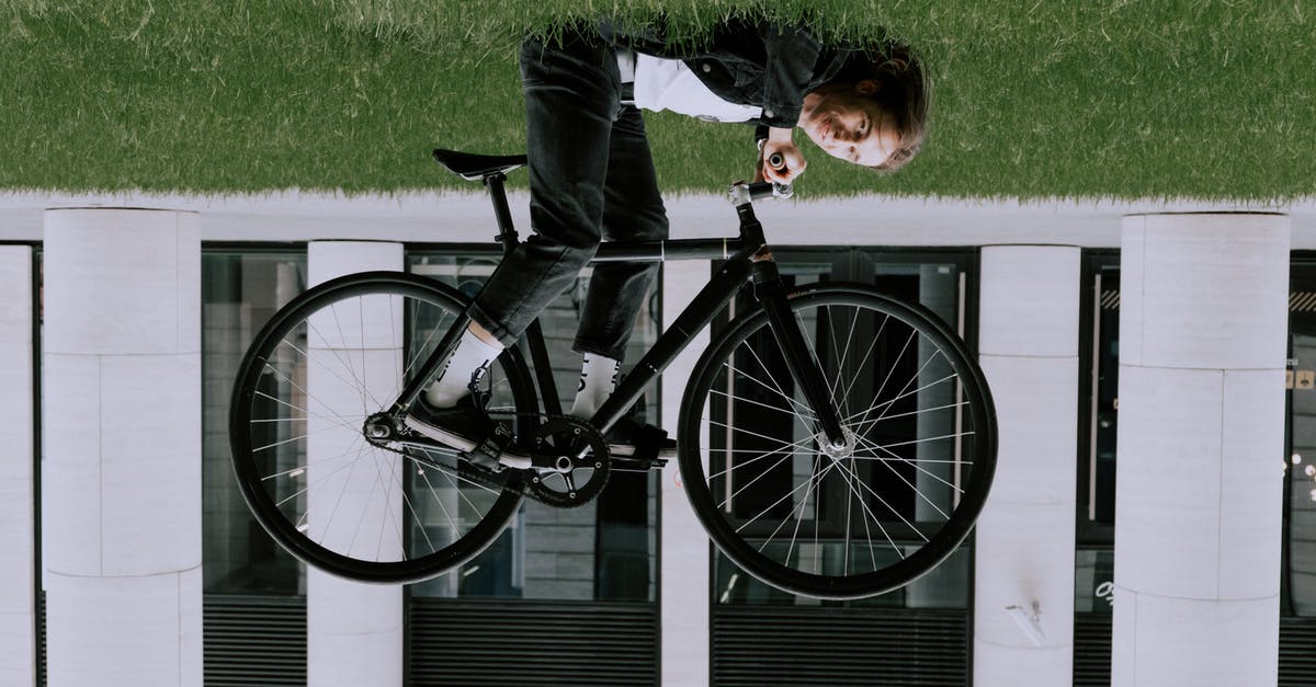 How to make mobs upside down while riding a bat - A Person Riding Bicycle Upside Down