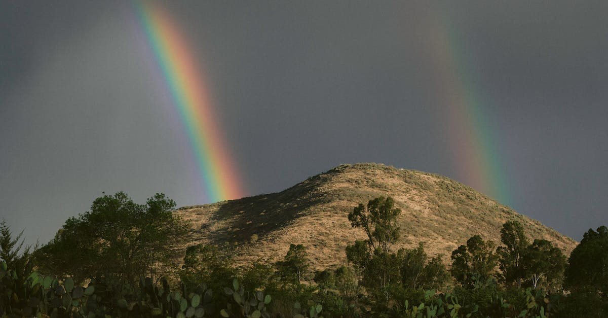 How to obtain rainbow chips? - Rainbow Over a Brown Hill