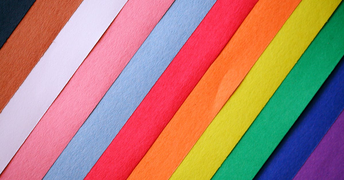 How to obtain rainbow chips? - Colorful Paper Folds