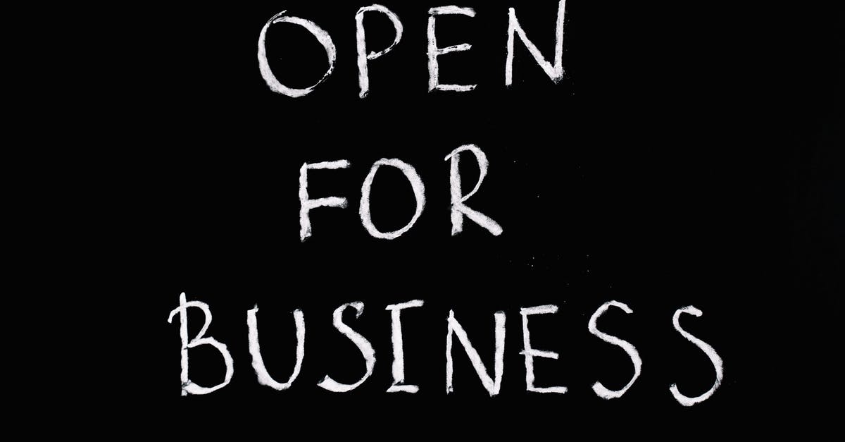 How to open "extremely sturdy" door? - Open For Business Lettering Text on Black Background How to open "extremely sturdy" door? - Open For Business Lettering Text on Black Background