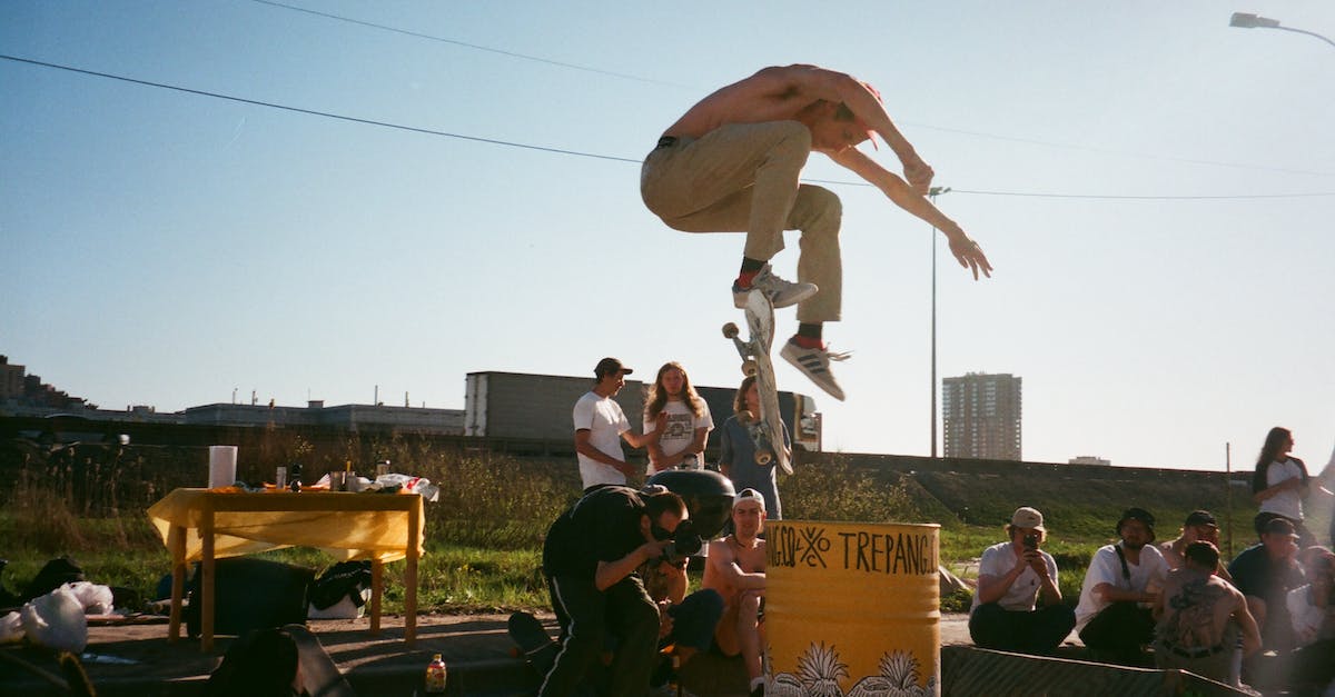 How to perform multiple tricks whilst airborne - Person Performing Skateboard Trick How to perform multiple tricks whilst airborne - Person Performing Skateboard Trick