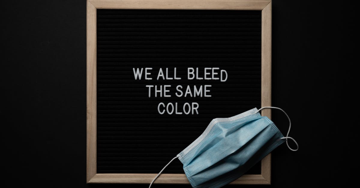 How to quickly revoke all titles? - Respiratory mask on chalkboard with title during quarantine period