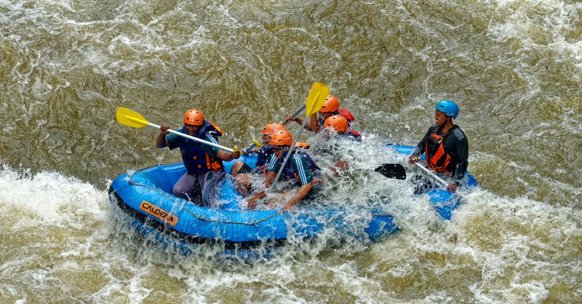 How to recover the inflatable raft in Commandos 2: Men of Courage? - Group Of Men Paddling While Inside Inflatable Boat