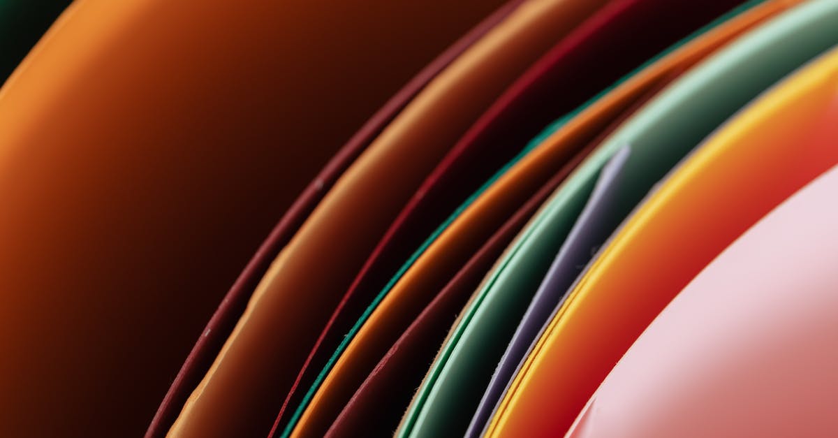How to set the player draw distance? - Closeup abstract set of colored paper surrounded together in studio