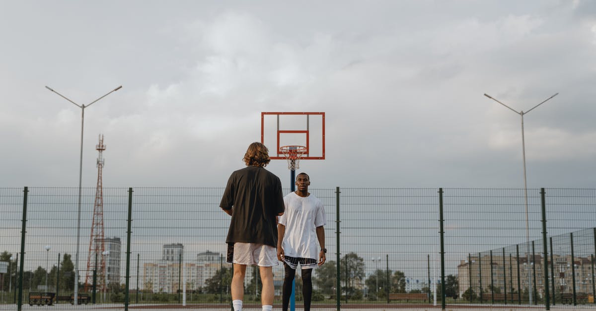 How to /testfor a player's gamemode - Two People Playing Basketball on Basketball Court