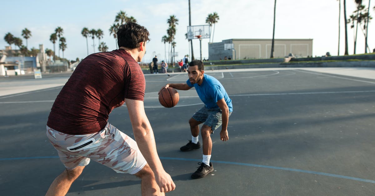 I'm a werewolf but suddenly the game gave me vampire powers - Dedicated diverse friends playing basketball on sports ground