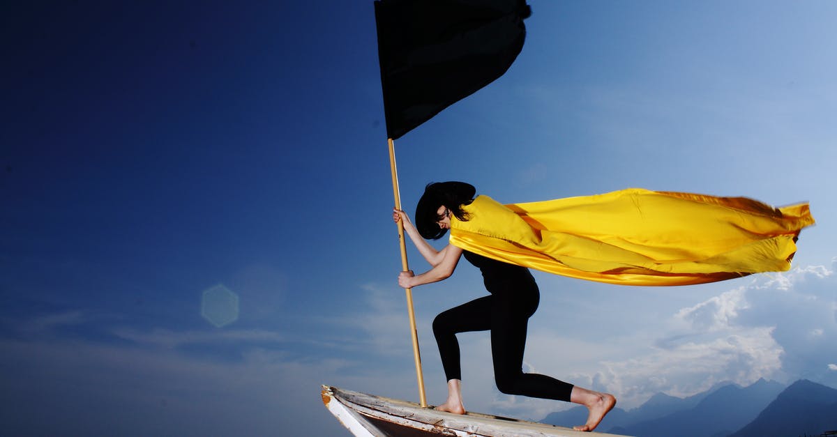I achieved hero status, what does it mean? - Woman Holding Black Flag