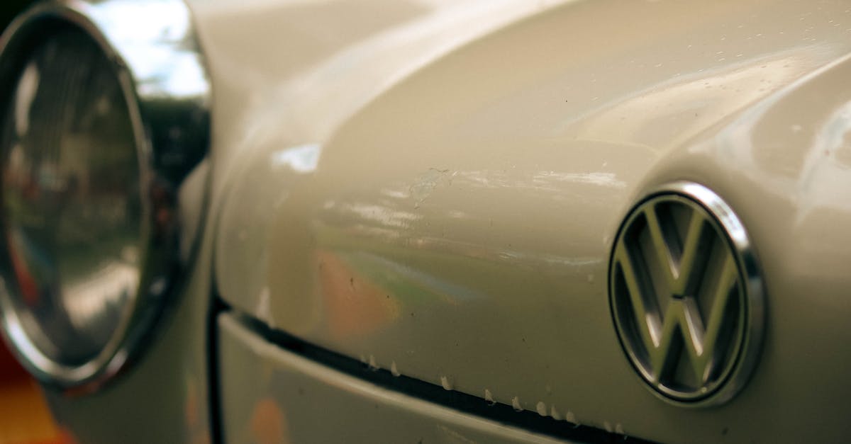 I can't put my emblem of my crew on my car - Volkswagen Oldtimer Makro Aufnahme I can't put my emblem of my crew on my car - Volkswagen Oldtimer Makro Aufnahme