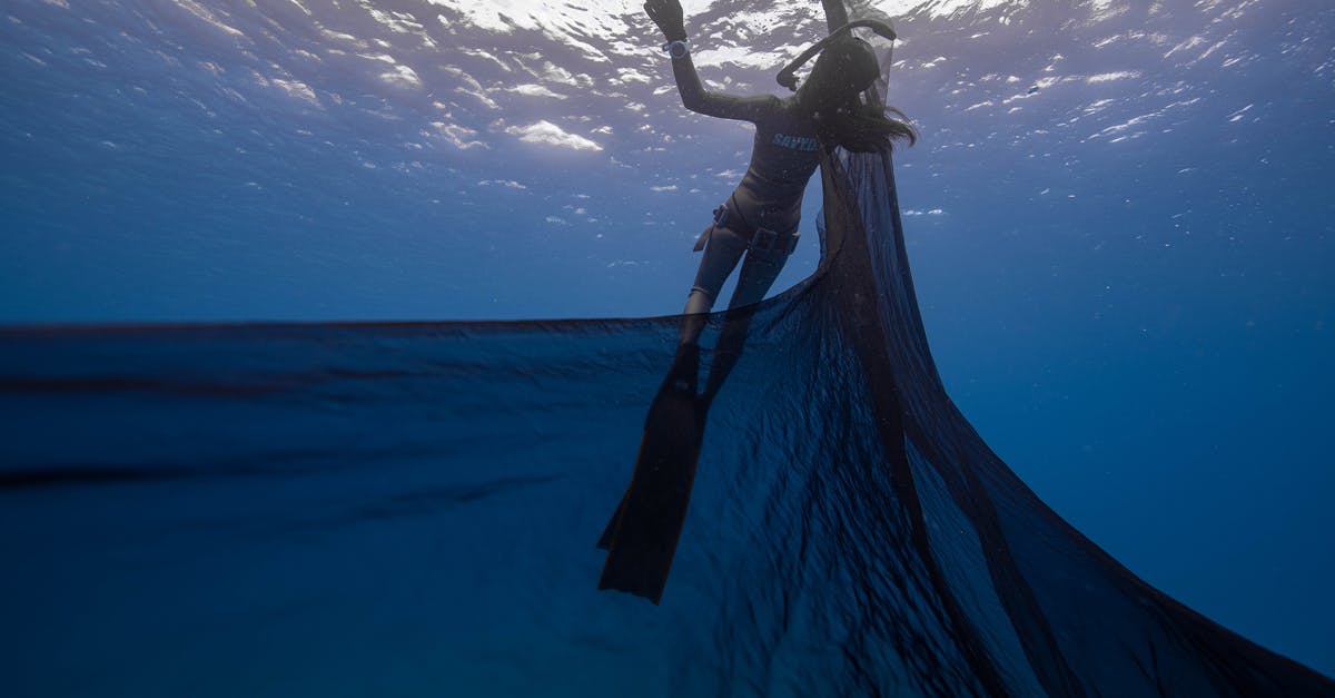 I can't see underwater [duplicate] - A Sheer Fabric Underwater