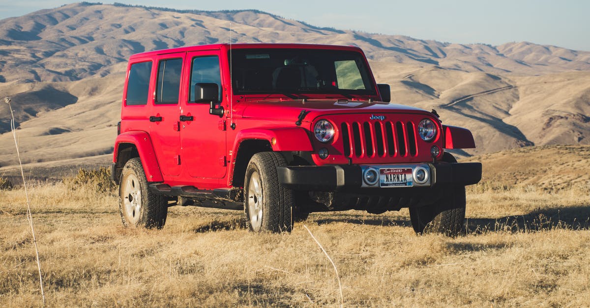 I need to replace Grass blocks in super flat to red sand - Red Jeep Wrangler Suv on Outdoors