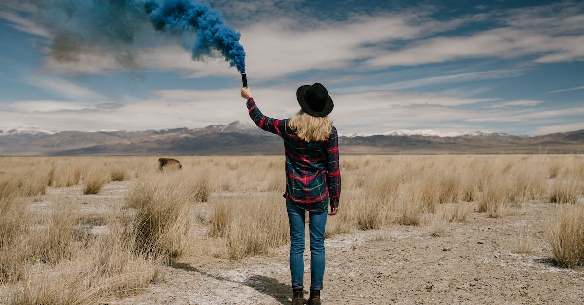 I need to replace Grass blocks in super flat to red sand - Young woman with colored smoke in desert