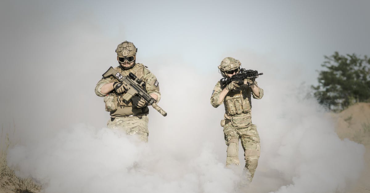 I ran out of attack PP in a battle with Magikarp, what can I do? - Men Holding Rifle While Walking Through Smoke Grenade