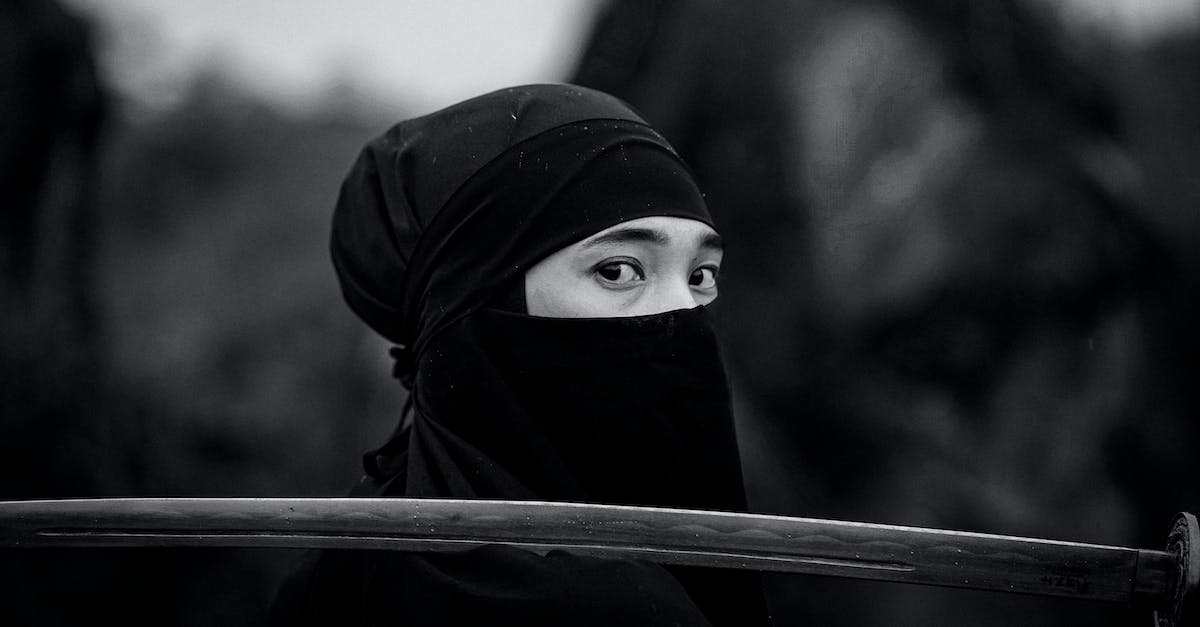 I want to make a sword that does no knock back - Grayscale Photo of Woman Wearing Hijab I want to make a sword that does no knock back - Grayscale Photo of Woman Wearing Hijab