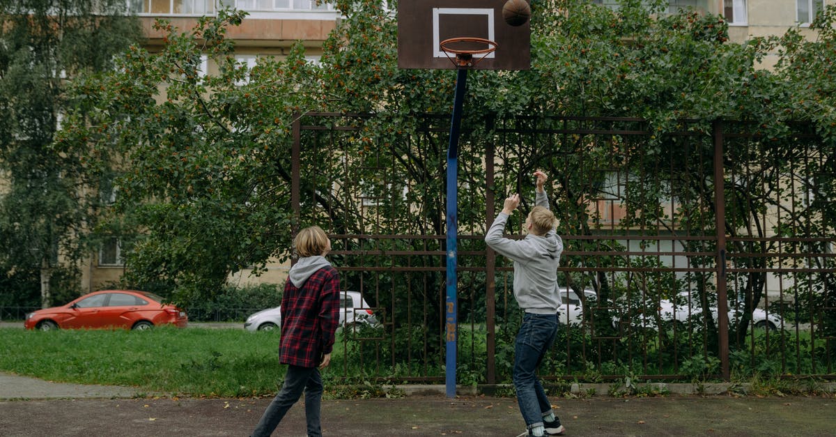 Identify building assets in-game - Brothers Playing Basketball