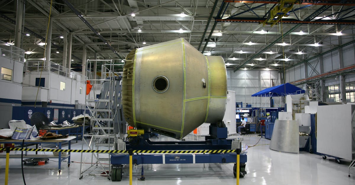 If I sell a component is it available to others on the same station? - Heavy detail of spacecraft placed on rolling platform under construction at futuristic rocket factory