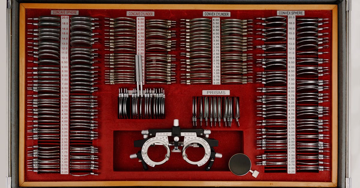 In day 2 of the Hoxton Breakout heist, is there a method besides trial and error for obtaining the correct DNA files? - Top view collection on professional optical equipment including trial frame and lenses in red holder in optometrist studio In day 2 of the Hoxton Breakout heist, is there a method besides trial and error for obtaining the correct DNA files? - Top view collection on professional optical equipment including trial frame and lenses in red holder in optometrist studio