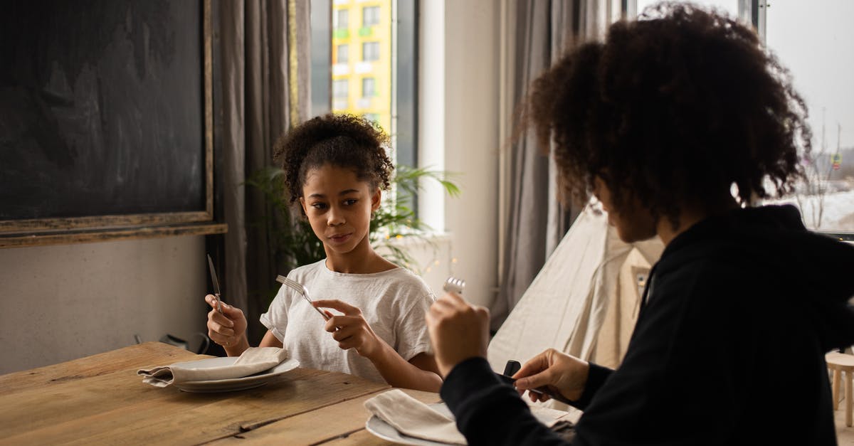 In what manner the killed enemies disappear in Witcher 3? - Pensive African American girl sitting at wooden table with plate and cutlery in hands while learning dining etiquette with anonymous mother In what manner the killed enemies disappear in Witcher 3? - Pensive African American girl sitting at wooden table with plate and cutlery in hands while learning dining etiquette with anonymous mother