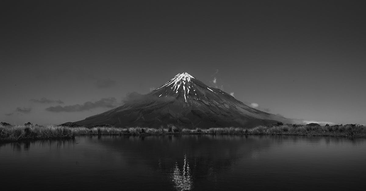 Increase probability of lava lakes spawning in a superflat world - Grayscale Photo of Volcano