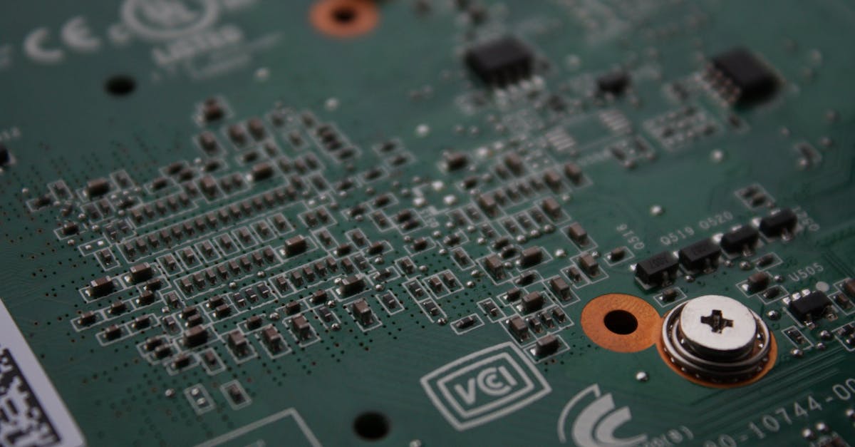 individual score board system - Green Circuit Board