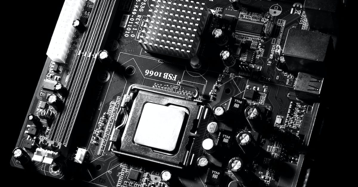 individual score board system - Grayscale Photo of Motherboard