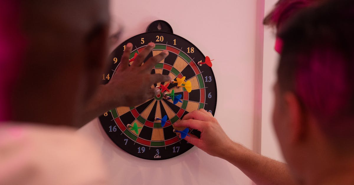 Invading a friend while he is playing - Friends Playing Darts