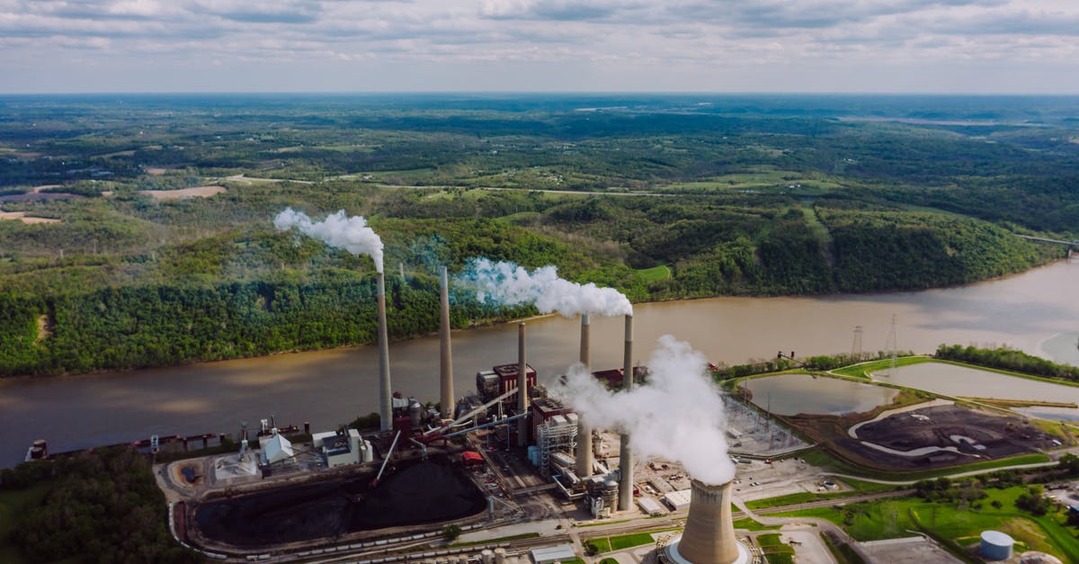 Investing in town and resource nodes - what do they do? - Smoke from chimneys of factory