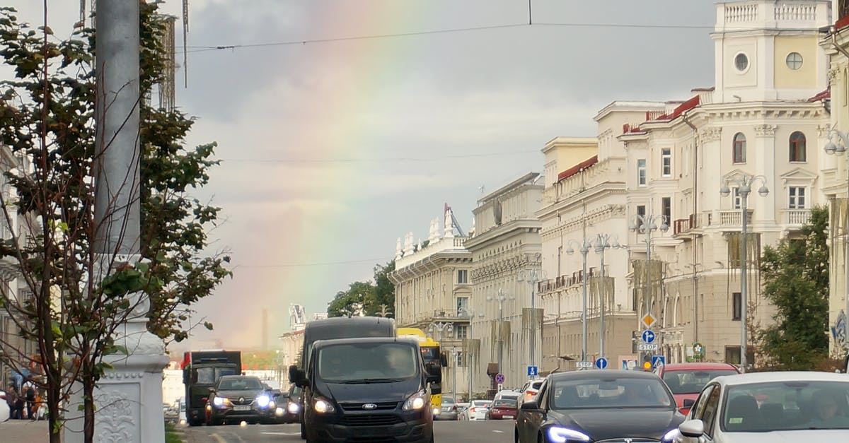 Is 0% traffic flow possible in cities skylines? - Rainbow over Traffic on Street Is 0% traffic flow possible in cities skylines? - Rainbow over Traffic on Street