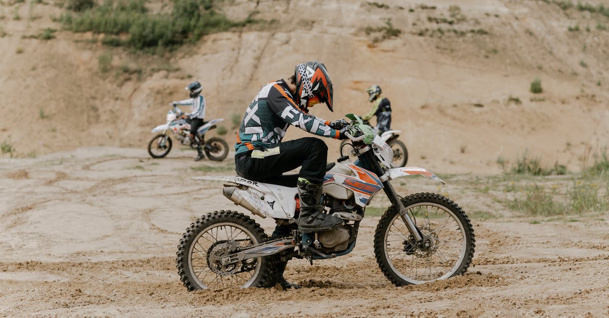 Is a ramming vehicle better off with a shield or an A.I.D.? - Man Riding a Dirt Bike