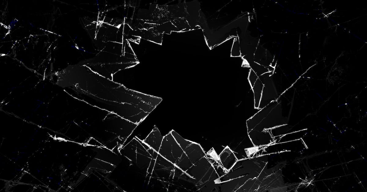 Is Black Hole a Knockback? - Cracked surface on black background