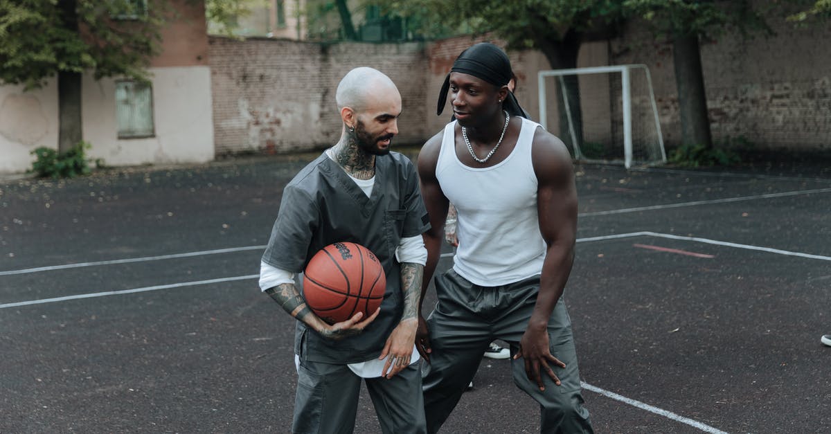 Is having a prison yard completely necessary? - Two Men Playing Basketball