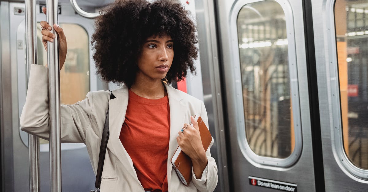 Is it a bug if my bag and my journal are contradicting? - A Woman Standing Inside the Train Is it a bug if my bag and my journal are contradicting? - A Woman Standing Inside the Train